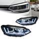 Передні тюнинг лед фари для Volkswagen Touran 2016-2020 р.в. Волксваген Туран, Volkswagen, Альтернативная оптика, Touran, Новое, На штатные места