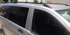 Продольные рейлинги с металической ножкой Mercedes Vito W447