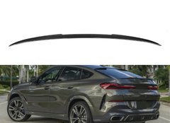 Спойлер крышки багажника для BMW X6 G06 2019+ г.в. стиль М, Черный, Внешний Тюнинг, BMW, Спойлер, По желанию, ABS-пластик, X6, Новое, На штатные места, X6 G06