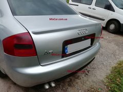 Лип спойлер багажника широкий Audi A6 C5 седан 1997-2004 г.в. , Серый грунт (под покраску), Внешний Тюнинг, Audi, Спойлер, Требуется, Стеклопластик, A6, Новое, На штатные места, A6 (4B2, C5) 1997-2005