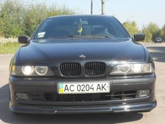 Спойлер переднього бампера (спідниця, губа) BMW E39 дорестайлінг 1996-2003 р.в. БМВ Е39