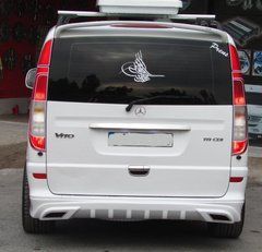 Накладка на задний бампер (губа) Mercedes Vito 639 2003-2010