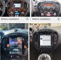 Магнітола в стилі Тесла для Nissan Juke 2010-2019 р.в. Нісан Жук, Черный, Автомагнитола, Nissan, Juke, Новое, На штатные места, JUKE (F15) 2010-