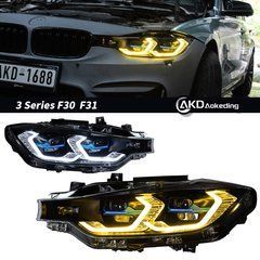 Передние тюнинг лед фары для BMW 3 серии F30 2012-2019 г.в. БМВ Ф30, BMW, Альтернативная оптика, 3-Series, Новое, На штатные места, 3 (F30, F35, F80) 2011-
