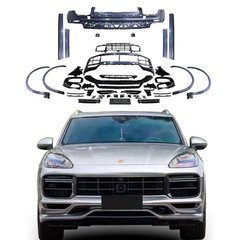 Тюнінг комплект для Porsche Cayenne 2018-2021 р.в. Порше Каєн, Серый грунт (под покраску), Зовнішній тюнінг, Porsche, Комплект обвеса, Требуется, Полипропилен, Cayenne, Новое, На штатные места