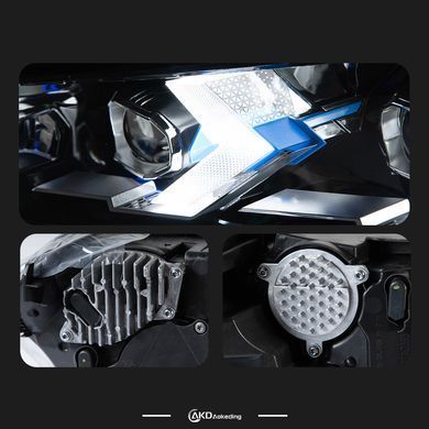 Передние тюнинг лед фары для BMW X5 G05 2018-2023 г.в. БМВ Х5 Г05, BMW, Альтернативная оптика, X5, Новое, На штатные места