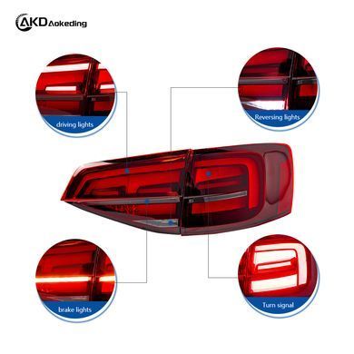 Задние лед фонари Volkswagen Jetta 2015-2017 г.в. рестайлинг Джета