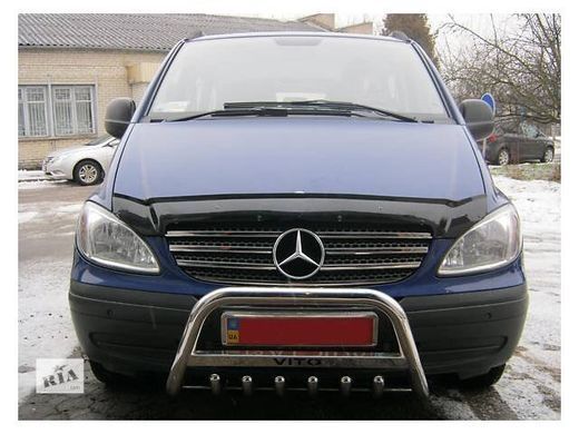 Защита переднего бампер (кенгурятник, бугель, дуга) Mercedes Viano 2004+ г.в.
