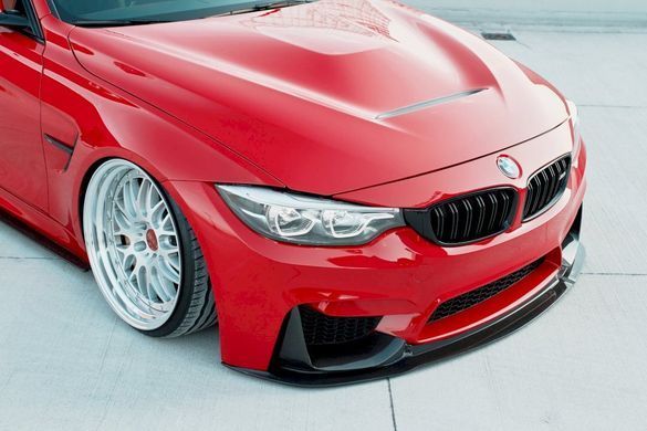 Капот BMW 4 серии F32 2013-2018 г.в. в стиле GTS, Черный, Внешний Тюнинг, BMW, Капот, Требуется, Сталь, 4-Series, Новое, На штатные места, 4 Coupe (F32, F82) 2013-