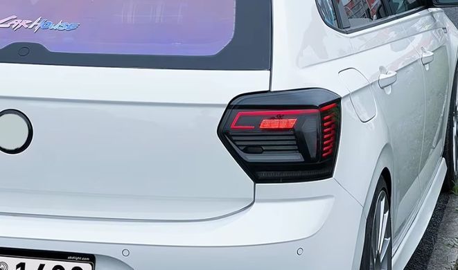 Задні тюнінг лед фонарі Volkswagen Polo 2010-2018 р.в. Волксваген Поло, Volkswagen, Альтернативная оптика, Polo, Новое, На штатные места, POLO Sedan (612, 602) 2010-