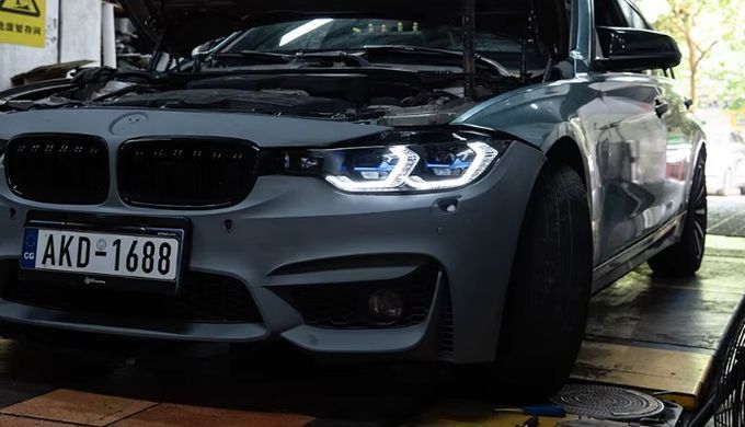 Передние тюнинг лед фары для BMW 3 серии F30 2012-2019 г.в. БМВ Ф30, BMW, Альтернативная оптика, 3-Series, Новое, На штатные места, 3 (F30, F35, F80) 2011-