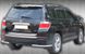 Защита заднего бампера уголки Toyota Highlander 2010-2013 г.в.