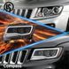 Передние лед фары для Jeep Compass 2011-2016 г.в. Джип Компас, Черный, Jeep, Альтернативная оптика, Compass, Новое, На штатные места