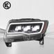 Передние лед фары для Jeep Compass 2011-2016 г.в. Джип Компас, Черный, Jeep, Альтернативная оптика, Compass, Новое, На штатные места