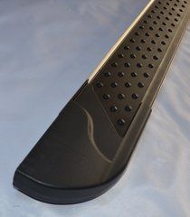 Боковые пороги "Allmond Black" Opel Vivaro