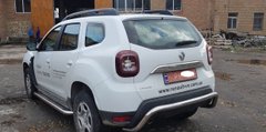 Защита заднего бампера Renault Duster 2018+ г.в. Рено Дастер