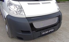 Решётка радиатора с металлической сеткой Peugeot Boxer 2006+ г.в. Пежо Боксер