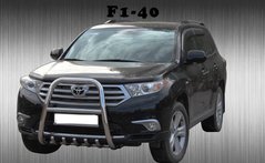 Защита переднего бампера кенгурятник Toyota Highlander 2010-2013 г.в.