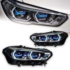 Передние тюнинг лед фары для BMW X5 G05 2018-2023 г.в. БМВ Х5 Г05, BMW, Альтернативная оптика, X5, Новое, На штатные места