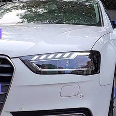 Передние лед фары Audi A4 B8 рестайлинг 2012-2015 г.в. стиль B9, Оптика, Audi, Альтернативная оптика, A4, Новое, На штатные места, A4 (8K2, B8) 2007-