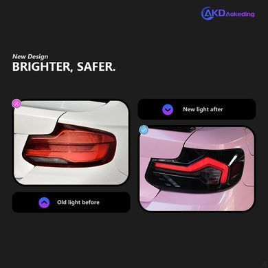 Задние тюнинг лед фары BMW 2-серии F22 F23 F44 F45 F46 M2, Внешний Тюнинг, BMW, Декоративные накладки, 2-Series, Новое, На штатные места