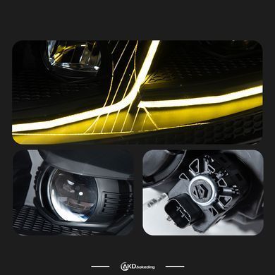 Передние тюнинг лед фары для Volkswagen Golf 5 2003-2008 г.в. Гольф 5, Volkswagen, Альтернативная оптика, Golf, Новое, На штатные места, GOLF V (1K1) 2003-2009