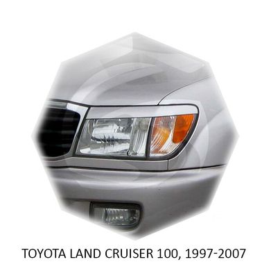 Реснички на фары Toyota LAND CRUISER 100, 1997-2007 г.в. Тойота Ленд Крузер