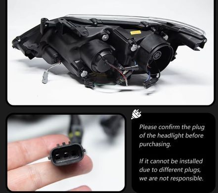 Передние лед фары Toyota Camry V50 2012-2014 г.в. Тойота Камри
