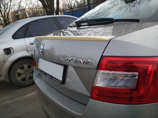 Спойлер багажника ( лип спойлер, сабля, утиный хвостик) Skoda Octavia A7 2014+ г.в. Шкода Октавиа