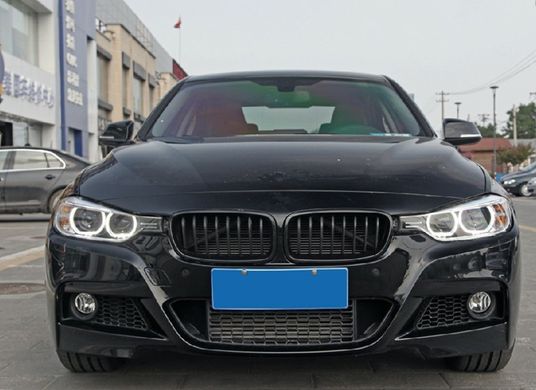 Передний бампер М-пакет для BMW 3-серии F30 / F31 2011-2018 г.в. в стиле М-pakiet, Серый грунт (под покраску), Внешний Тюнинг, BMW, Передний бампер, Требуется, Полипропилен, 3-Series, Новое, На штатные места, 3 (F30, F35, F80) 2011-