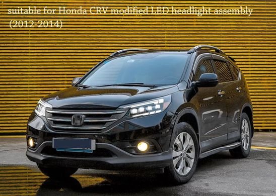 Передние тюнинг лед фары Honda CR-V 2012-2015 г.в. Хонда СР-В, Honda, Альтернативная оптика, CR-V, Новое, На штатные места, CR-V IV (RM) 2012-