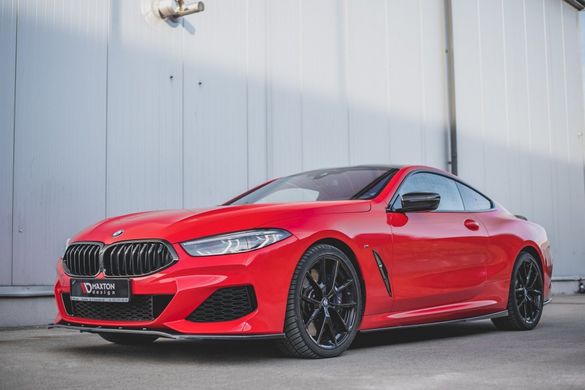 Накладки под боковые пороги элероны BMW M850I GRAN COUPE G15 2018+ г.в. под M-pakiet, Черный, Внешний Тюнинг, BMW, Пороги, Не требуется, ABS-пластик, 8-series, Новое, На штатные места, 8 ( G15 \ G16 ) 2018-