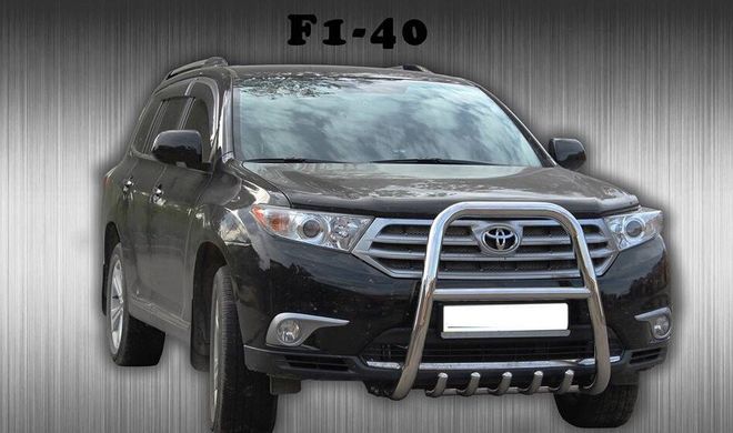 Защита переднего бампера кенгурятник Toyota Highlander 2010-2013 г.в.