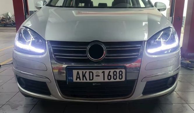 Передние тюнинг лед фары для Volkswagen Golf 5 2003-2008 г.в. Гольф 5, Volkswagen, Альтернативная оптика, Golf, Новое, На штатные места, GOLF V (1K1) 2003-2009