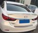 Спойлер крышки багажника высокий Mazda 6 седан 2013+ г.в. ABS пластик