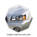 Реснички на фары Subaru FORESTER 2002-2005 г.в. субару форестер