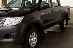 Расширители колесных арок (накладки на арки) Toyota Hilux 2010-2015 г.в. Тойота Хайлюкс, Черный, Внешний Тюнинг, Toyota, Расширители арок, Не требуется, ABS-пластик, Hilux, Новое, На штатные места, HILUX III Pick-up (TGN1_, GGN2_, GGN1_, KUN2_, KUN1_) 2005-