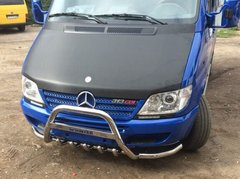 Защита переднего бампера с усами (кенгурятник, бугель, дуга) Mercedes Sprinter 901