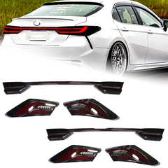 copy_Задние лед фонари с центральным стопом Toyota Camry XV70 2018+ г.в. Тойота Камри 70, Toyota, Альтернативная оптика, Camry, Новое, На штатные места, CAMRY (V70) 2018-