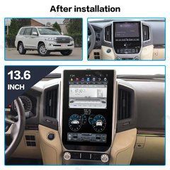 Магнітола в стилі тесла Toyota Land Cruiser LC200 2016-2021 р.в. GPS, Android, Автомагнитола, Toyota, Land Cruiser, Новое, На штатные места, Land Cruiser 200 2015-
