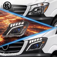 Передние тюнинг фары для Mercedes Sprinter 906 2013-2017 г.в. Спринтер