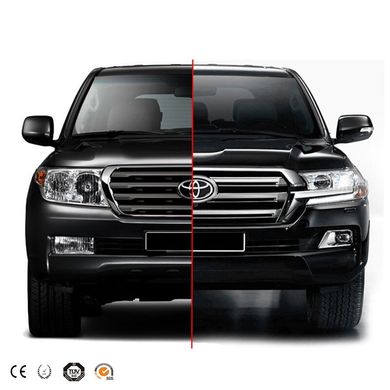 Рестайлинг комплект Toyota Land Cruiser 200 2007-2015 г.в. в стиль 2016+, Toyota, Комплект обвеса, Требуется, Полипропилен, Land Cruiser, Новое, На штатные места, LAND CRUISER (VDJ20_, UZJ20_) 2007-