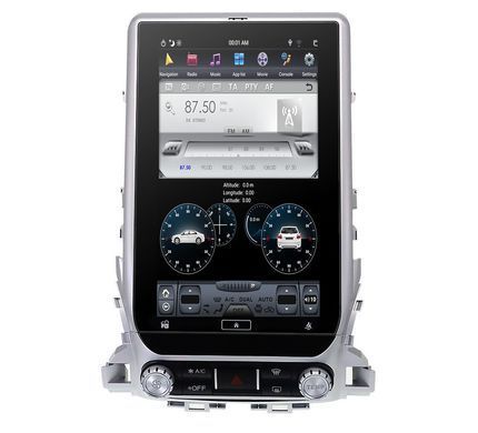 Магнітола в стилі тесла Toyota Land Cruiser LC200 2016-2021 р.в. GPS, Android, Автомагнитола, Toyota, Land Cruiser, Новое, На штатные места, Land Cruiser 200 2015-