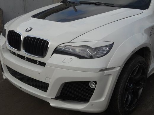 Реснички на фары BMW X6 E71, 2008-2012 г.в. Супер качество