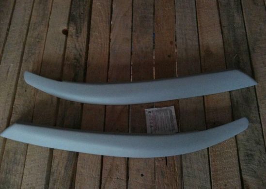 Реснички на фары Volkswagen TIGUAN 2011-2016 г.в., Серый грунт (под покраску), Volkswagen, Декоративные накладки, Требуется, ABS-пластик, Tiguan, Новое