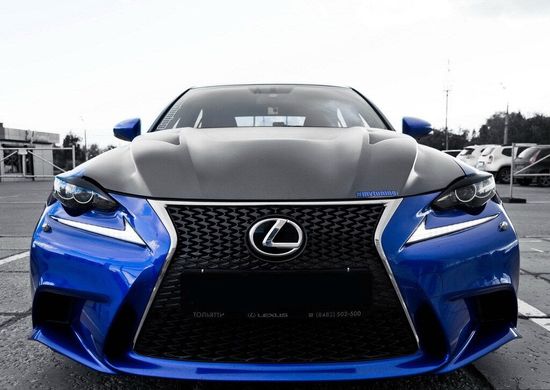 Вії на фари Lexus IS 3 2013-2015 р.в., Черный, Зовнішній тюнінг, Lexus, Требуется, ABS-пластик, IS, Новое, IS III (GSE3, AVE3) 2013-, Накладки на фары