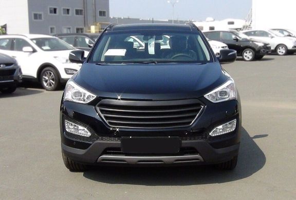 Решётка радиатора с сеткой металик Hyundai Santa Fe III 2013-2015 г.в. Хюндай Сантафе