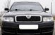 Реснички на фары Skoda Superb 2004-2008 г.в., Черный, Skoda, Декоративные накладки, Требуется, Стекловолокно, Superb, Новое, На штатные места, SUPERB (3U4) 2001-2008