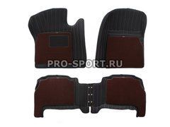 Коврики 3D VIP класса на липучках Lexus LX570 (5 Seats) 2007+ г.в.