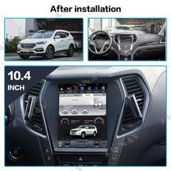Штатна магнітола в стилі тесла Hyundai Santa Fe ix45 2013-2018 р.в. Хюндай Санте Фе Android, GPS, Черный, Автомагнитола, Hyundai, Santa Fe, Новое, На штатные места, SANTA FE 2013-